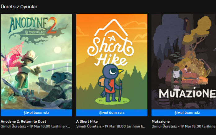 Epic Games Store'da 3 Oyun Ücretsiz Oldu!