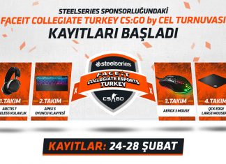 SteelSeries Sponsorluğundaki Faceit Collegiate Turkey CS:GO by CEL Turnuvası Kayıtları Başladı